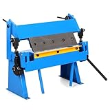 Kaichenyt Blechbiegemaschine Arbeitsbreite 305mm Hochleitfähige Aluminiumplatte 135° Abkantbank Biegemaschine Schwenkbiegemaschine, Blau