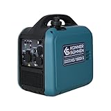 K&S Könner&Söhnen KS 1900i S Inverter-Generator 2,0 kW, Stromerzeuger Inverter mit schallgedämpftem Gehäuse, Notstromaggregat Benzin mit Kupferwicklung, Generator Inverter mit 2 USB-Ausgängen