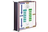 tarifold 214030 Tisch-Flipchart, DIN A4, 4 D-Ring Anthrazit