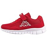 Kappa Jungen Unisex Kinder Follow K Laufschuh, Rot / Weiß, 34 EU