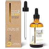 Oïléna - Veganes Vitamin E-Öl 100% Natürlich | Anti-Aging-Gesichtspflege | Make-up-Entferner | Feuchtigkeitscreme für Körper, Haare, Nägel | Handpflege | Kollagen-Booster, 50 ml