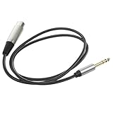 MAGICLULU Xlr Mikrofon Audio Adapterkabel Anti interferent Hochfidele Signalübertragung Kompatibel für Mikrofon Mischpult Audiogeräte Robuste Verbindung Einfach zu Bedienen
