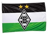 Borussia Mönchengladbach Hiss-Fahne 'Logo' | Offizieller Fanartikel Fohlenshop | Gladbach Vereinsfahne Maße 100 x 150 cm Flagge | Fussball Vereinsfahne