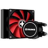 Xilence LiQuRizer | Liquid CPU Cooler | Wasserkühlung | LQ120 | Multi Sockel | AiO | Radiator | 1x 120 mm PWM Lüfter | 200 Watt TDP | AMD | Intel | rot/schwarz