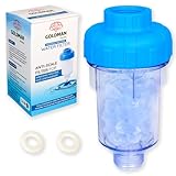 GOLDMAN SERVICE - Anti-Kalk-Filter für Waschmaschine und Spülmaschine aus Polyphosphat, wiederaufladbar, Wasserenthärter, Schutz für Haushaltsgeräte