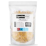 THOMETZKI Zigarettenfilter – 600 Stück, Aufsteckbare Kunststofffilter, Wiederverwendbar für 8mm Regular & King Size Zigaretten