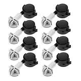 TOBBOMEY 8 Stück Drehbare für Hundetransportkäfige Ersatzrollen für Katzenkäfige für Bodenarten