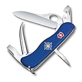 Victorinox Schweizer Taschenmesser, Skipper Pro MW, Multitool, 12 Funktionen, Einhand-Feststellklinge mit Wellenschliff, Kapselheber, feststellbar