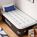 OlarHike Luftbett 1 Person, Luftmatratze Selbstaufblasend mit Integrierter Pumpe, Selbstaufblasbare Gästebett, Gästematratze, Aufblasbare Matratze für Camping oder Heimgebrauch - 198 x 102 x 46 cm
