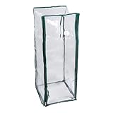 genialo Schutzhaube für XXL-Pflanzturm, Schutzfolie für Pflanzen, Pflanzenabdeckung, transparent, Kunststoff