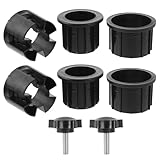 EPIGEIST Silikon Ersatzteile für Sonnenschirmständer Outdoor Schirmhalter Lochring abdeckungen Stabile Bodenhülsen für Terrassenschirme Praktische Schirmfuß Ersatzkappen für Garten