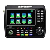 Digital Satfinder - Satelitenfinder Finder V10 Max HD Sat Messgeräte mit Satellitenerkennung DVB-S/S2/S2X zur exakten Justierung Ihrer Sat Antenne Unterstützung H.265 (V10)