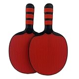 Mllepjdh Tischtennisschläger-Set, Silikon, Tischtennisschläger Professionelles Pingpong-Paddel-Set, Tischtennisausrüstung für Anfänger