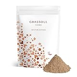 1 kg Ghassoul/Rhassoule Wascherde Pulver, Lavaerde für Haar- & Körperpflege, Marokkanische Premium Tonerde, Natürlich & Vegan, Bio vegane Peeling, Heilerde, Sauna