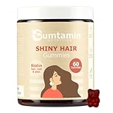 Haar Gummibärchen für Haut Haare Nägel - Haar Vitamine hochdosiert mit 5.000 μg Biotin, Selen, Zink, Eisen, Kupfer & Amla - 60 Gummies - Haarvitamine für normales Haarwachstum