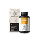 NATURE LOVE® Immun Komplex - 120 Kapseln - mit Echinacea-Extrakt, Vitamin C & D, Zink, Selen und Histidin - Immunsystem unterstützen* - hochdosiert, laborgeprüft und in Deutschland hergestellt