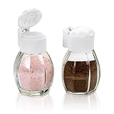 Metaltex 252911080 Salz und Pfefferstreuer Set mit Schnappdeckel 7 cm