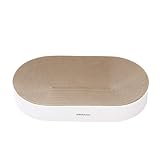 PetRhein Umweltfreundlich Kratzbrett,kratzbretter Katze aus Erstklassiger Wellpappe,kratzmatte für Katzen zum Spielen und Ausruhen,Verschleißfestes Kratzpapier Katzen Spielzeug Kratzmöbel (Braun)