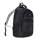 Plm Cosmic Laptop-Rucksack für 17 Zoll (43,1 cm), Schwarz, Tek Beden, Casual