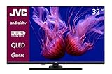 JVC QLED TV 32 Zoll Fernseher Full HD Android Smart TV (HDR, Triple-Tuner, Bluetooth) LT-32VQF545A