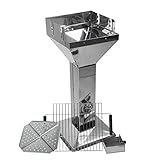 DEMA Säulengrill 52,5x41,5x94 cm – Trichtergrill, Holzkohlegrill, BBQ Grill, Kohlegrill, im Edelstahl Design, robust & hitzebeständig, ideal für Garten, Terrasse & Outdoor-Grillen