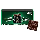 NESTLÉ AFTER EIGHT, hauchdünne Schokoladen-Täfelchen aus dunkler Schokolade mit Pfefferminz-Cremefüllung für Genießer, 1er Pack (1x200g)