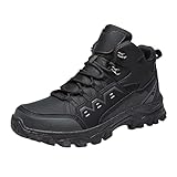 Generisch Unisex Wanderschuhe Herren Kletterschuhe Damen High-Top Turnschuhe rutschfeste Dicke Sohle Outdoor Bergschuhe Atmungsaktiv Walking Trekkingschuhe Leichtgewichts Für Paare Geeignet