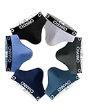 Channo Slips für Herren aus Baumwolle, einfarbig, uniform, 6er-Pack, Mehrfarbig, L
