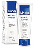 Linola Hautmilch, 1 x 200 ml - Körperlotion bei allen Formen trockener, beanspruchter sowie zu Neurodermitis neigender Haut