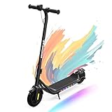 EVERCROSS E6 Elektroroller für Kinder, 7' Leichter E-Scooter für 6-12 Jahre, Elektroscooter mit Einer Reichweite von bis zu 20 km und 7-farbigen Lichtern, 3 Geschwindigkeitsmodi (8, 12, 16 km/h)
