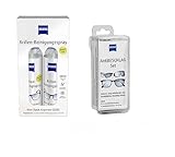 ZEISS Set aus 1x Brillen-Reinigungs-Spray alkoholfrei Doppelpack 2x 120ml und 1x ZEISS AntiBeschlag-Spray mit 15ml Inhalt