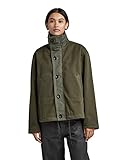 G-STAR RAW Damen Trucker Collar Jacke, Grün (lt hunter D22043-D200-8165), S