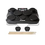 Alesis CompactKit 7 - E Schlagzeug Elektronisch mit 7 Drum Pads, Drumsticks, 2 Pedalen und 265 Drum Sounds