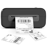 LabelCreate Thermoetikettendrucker, 4 x 6, Thermodrucker DHL, Thermoetikettendrucker für Büro, kompatibel mit Ebay, Amazon, Etsy, Ups, Wish, Shopify