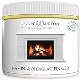 Kaminglasreiniger & Ofenglasreiniger | Ofen Glasreiniger & Kaminscheiben Reiniger | Intensiv Ruß Reiniger zur professionellen Kaminglasreinigung von Kamin-Scheiben | Kamin Reiniger | COOPER & BURTON