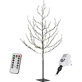 VOLTRONIC LED Kirschblütenbaum, innen und außen, IP44, Timer, warmweiß, Fernbedienung, Größenwahl, 180 cm 200 LEDs