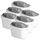 Wessper wasser filter kartusche für Wasserkanne, AquaMax Protect Filter kartusche für hartes Wasser, kompatibel mit Dafi, Aguaphor, Philips Filterkanne - 6 Stück