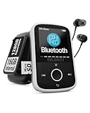 MP3 Player Bluetooth | MP3 Player Kinder 16 GB interner Speicher, erweiterbar 128 GB | Mp 3-Player mit Laufclip | USB-C | Music Player 34 Stunden Akkulaufzeit | Musikplayer | MAJORITY MP3-GO