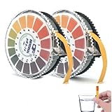 2 Rollen Ph Teststreifen,0–14 Ph Wert Teststreifen,16,4 Zoll/Rolle,SäUre Und Lauge Ph Streifen,Ph Teststreifen Scheide KöNnen FüR Trinkwassertests Und Experimentelle Tests Verwendet Werden Usw