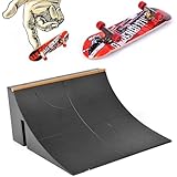 Gxdamxz Finger Skateboard, Fingerboard Tech Deck & Treppe Rampe, Mini Fingerskateboard Set, Training Requisiten