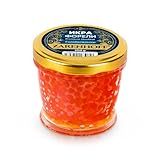 Forellen Kaviar 200 g Glas – Roter Kaviar, Forellenkaviar, Premium Qualität, икра caviar, feiner Geschmack, ideal für Gourmets und besondere Anlässe