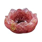 Räucherstäbchenhalter für Stäbchen, Kristall-Epoxidharz, Lotusform, Meditationsgeschenk für Heimdekoration, Yoga-Meditation, Heimdekoration (Stil 3)