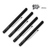 Sparklers Club Konfetti-Kanonen, elektrisch, silberfarben, 80 cm – Auslösung mit Konfetti-Maschine, 14 m Reichweite, elektrische Kanone für Partys und Veranstaltungen – 4 Stück