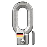 Markisenöse aus hochwertigem Zinkdruckguss 12mm – Robuste Kurbelöse als Markisen Ersatzteil – Flexibles Markisen Zubehör zur einfachen Montage