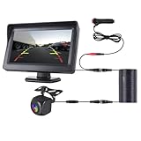 Rückfahrkameras Park-CCD-Rückfahrkamera Mit 4.3-Zoll-Monitor HD-Bildschirm Sternenlicht-Nachtsicht wasserdichte Paking-Kamera Wasserdicht
