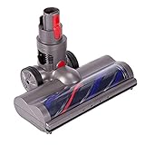 Bürste Kompatibel mit Dyson V7, V8, V10, V11, V15 Staubsauger Elektrobürste mit Direktantrieb mit 4 Frontlichten für Hartboden und KurzflorigeTeppiche