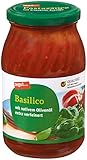 tegut... Nudelsoße Basilico im Glas, 400 g