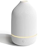 SALUBRITO Aroma Diffuser, 100ml Weiß Diffusor für ätherische Öle, Ultraschall Aromatherapie Diffuser, Kleiner Diffuser für Zuhause Büro Yoga, Geschenk für Frauen