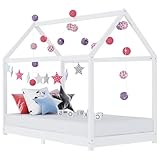 Goldicoo Montessori Hausbett Kinderbett Massivholz Kiefer 90x200 cm