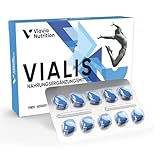 VIALIS x 10 Kapseln – Natürliches Präparat für sofortige und langanhaltende Wirkung – Extra Stark – Hochdosiert mit Maca, Ginseng, Tribulus Terrestrus und Ingwer